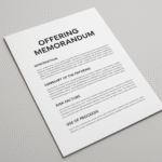 Offering Memorandum Exemption NI 45-106